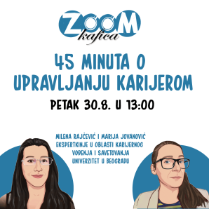 ZUM KAFICA – 45 MINUTA O UPRAVLJANJU KARIJEROM – 30. avgust 2024. u 13 časova