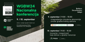 Националнa конференцијa у оквиру Светске недеље зелене градње 2024 – WGBW24